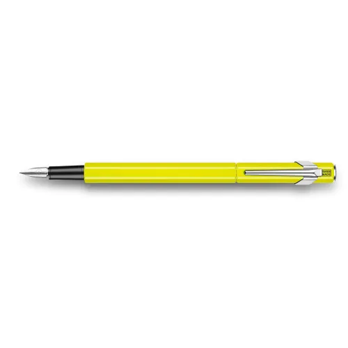 CARAN D'ACHE 849 PLUME VERNIS JAUNE FLUO