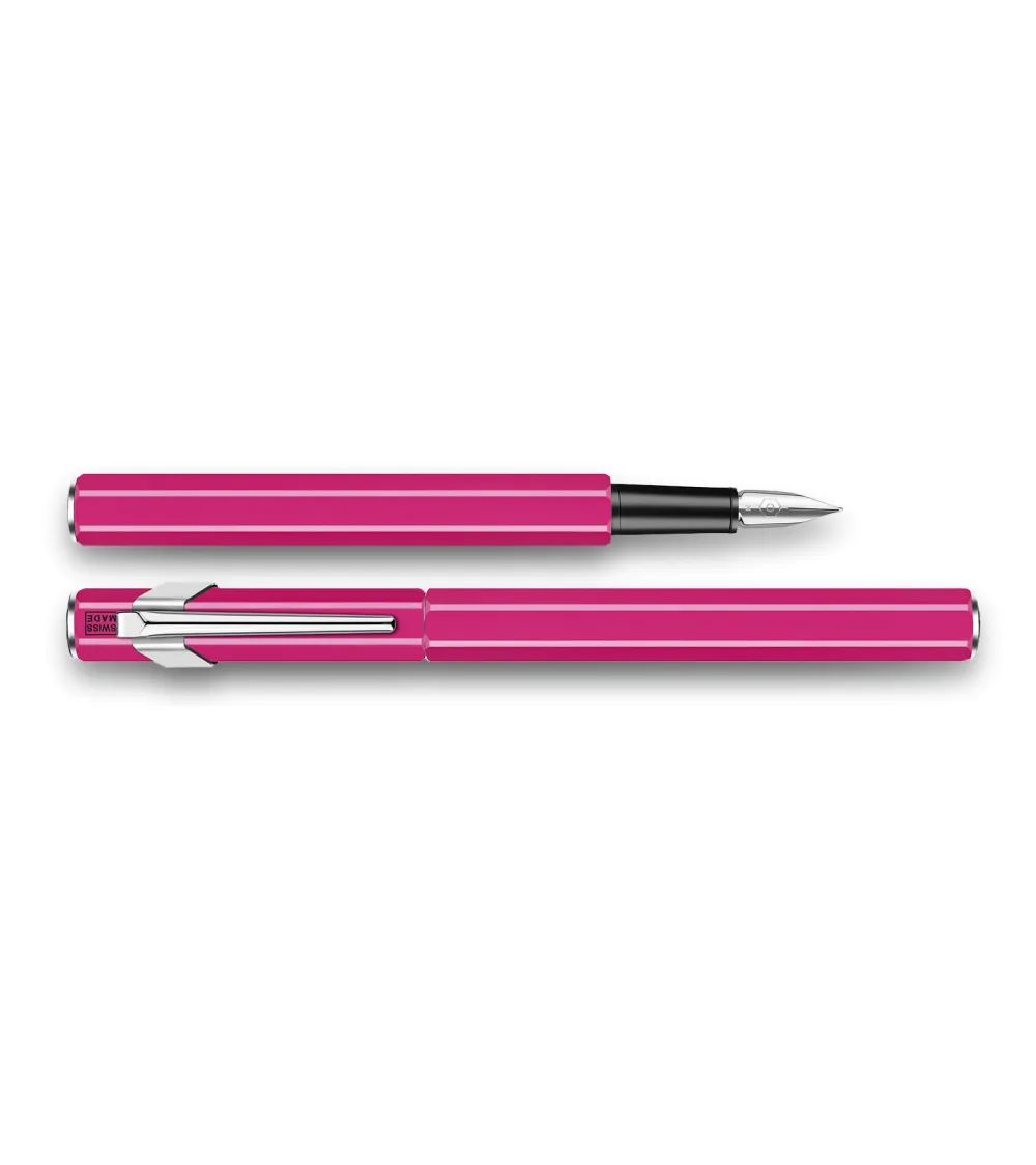 CARAN D'ACHE 849 PLUME VERNIS POURPRE FLUO