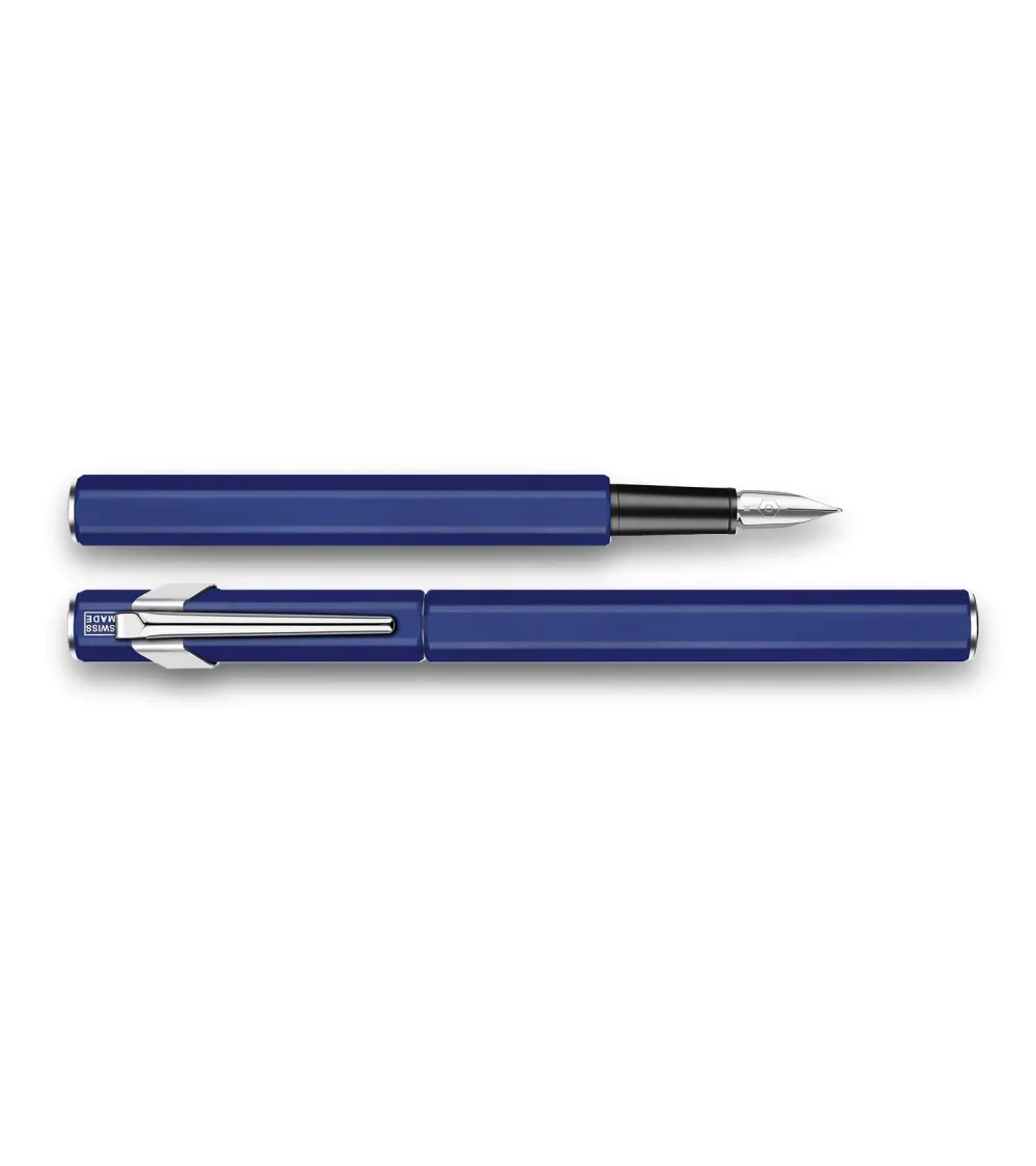 CARAN D'ACHE 849 PLUME VERNIS BLEU FLUO