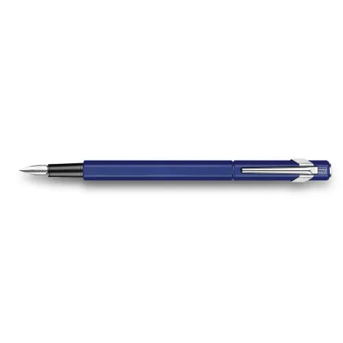 CARAN D'ACHE 849 PLUME VERNIS BLEU FLUO