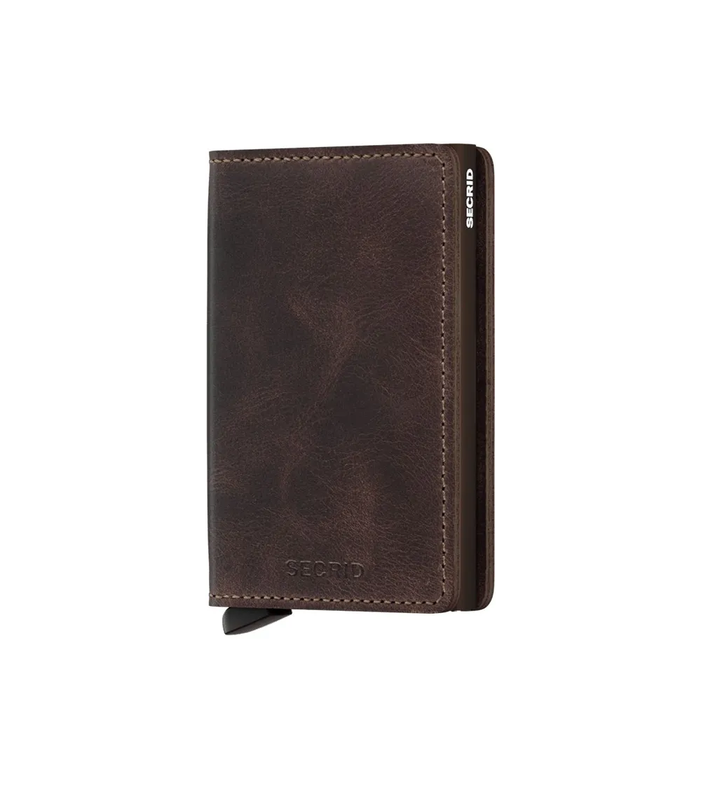 SECRID SLIMWALLET VINTAGE CHOCOLATE