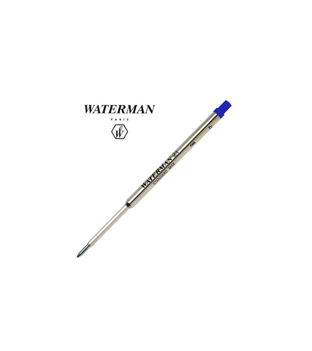 Waterman recharge bille bleue fine