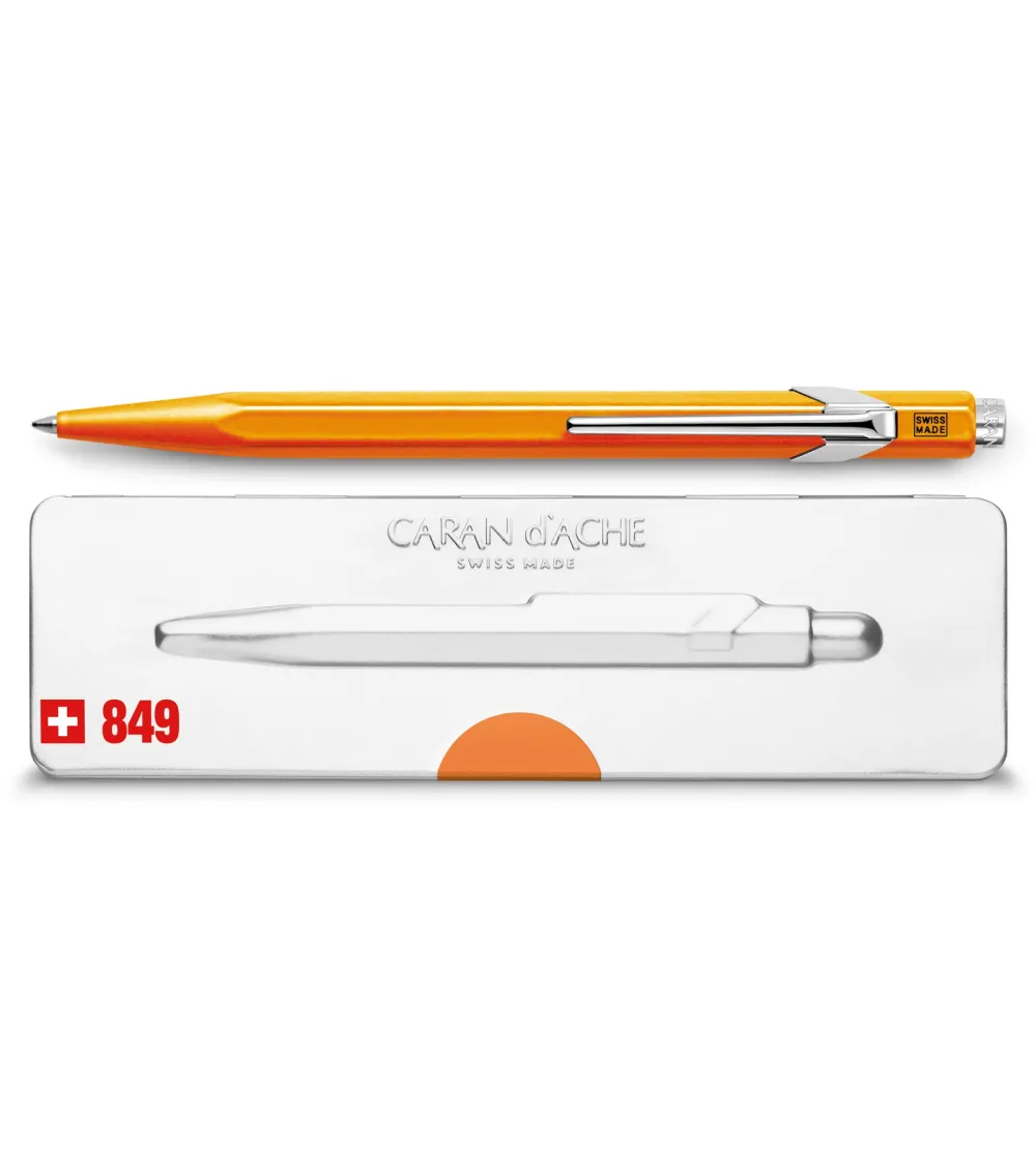 849 POPLINE ORANGE FLUO AVEC ÉTUI ref 849.530