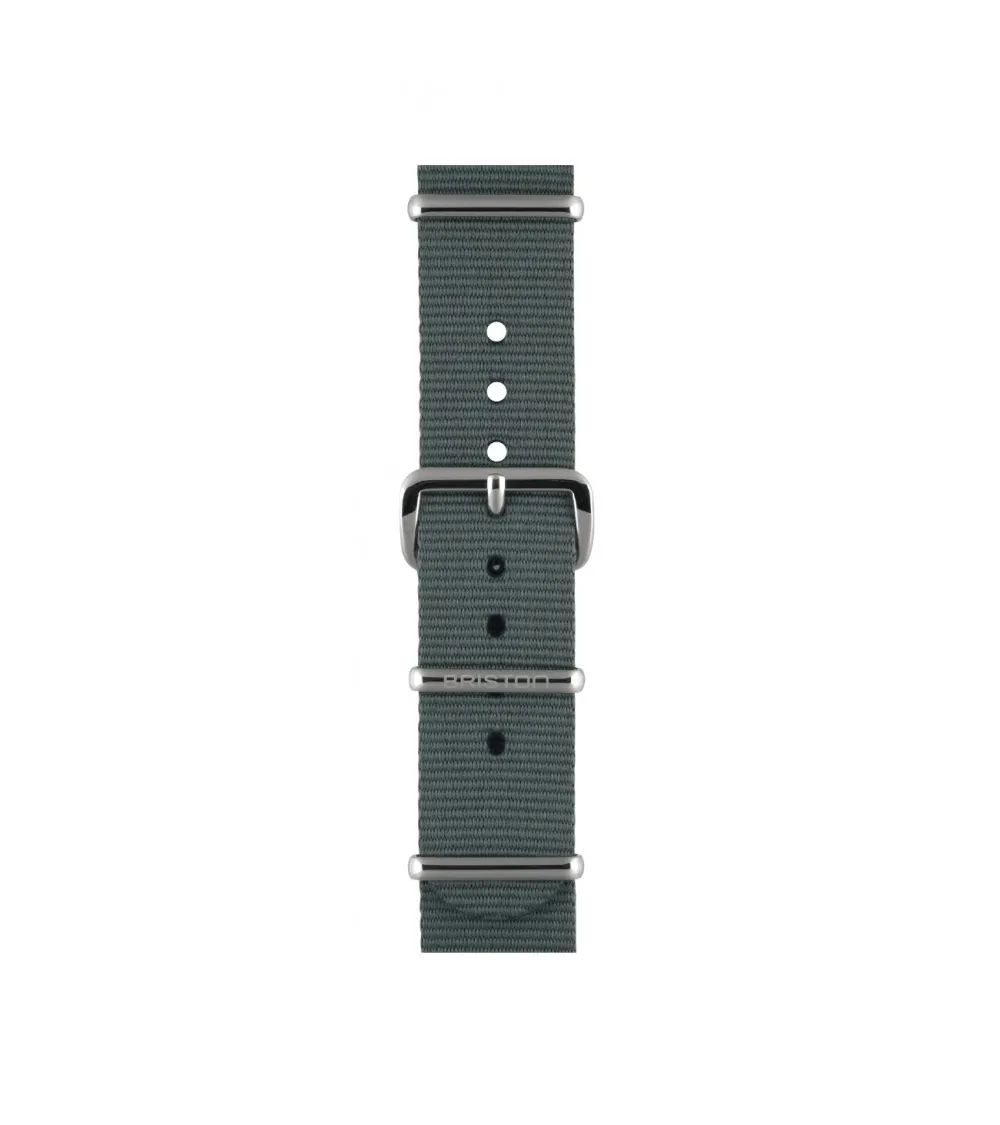 Bracelet nato briston nylon gris