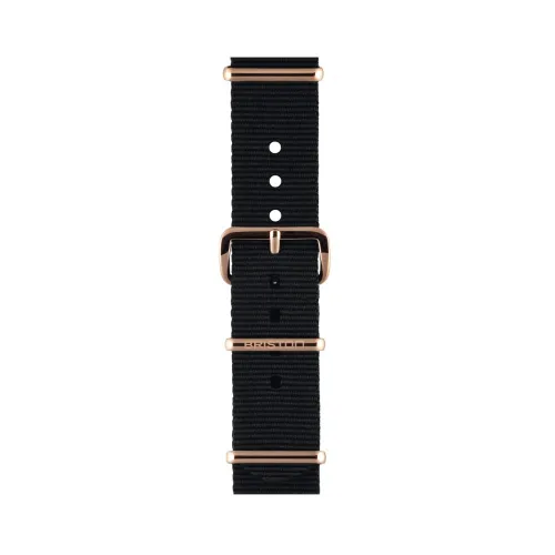 BRISTON CLUBMASTER CHIC acétate 36 mm Gold cadran noir et or rose