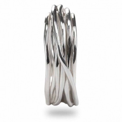 FILADELLAVITA BAGUE 7 FILS ARGENT 925